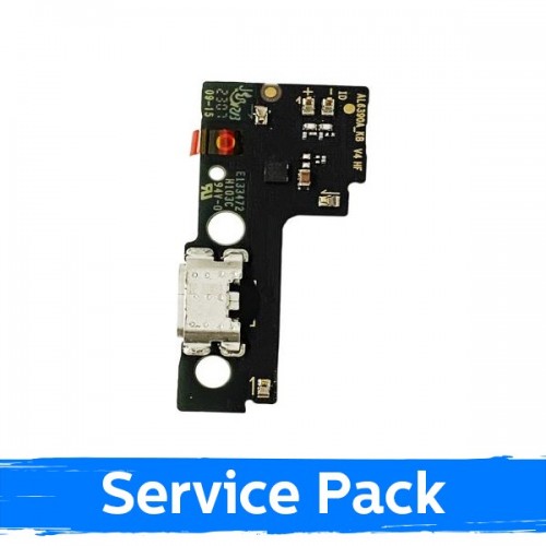 Charging Port Compatible With Xiaomi Redmi 12C with Flex / Plata (Service Pack)