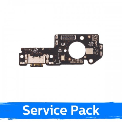 Latauspaikka yhteensopiva Xiaomi Redmi Note 12 5G flex-kaapelilla / Plata (Service Pack)