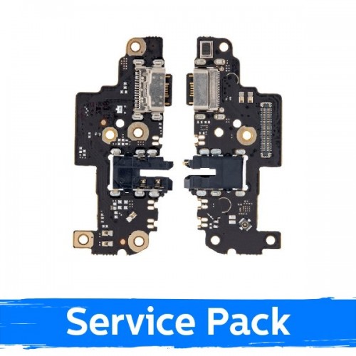 Charging Port Compatible With Xiaomi Redmi Note 8 Pro with Flex / Plata (Service Pack)