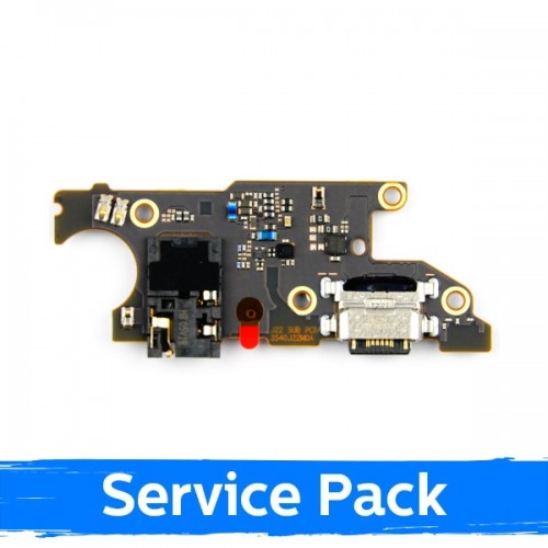 Latauspaikka yhteensopiva Xiaomi Redmi Note 9T flex-kaapelilla / Plata (Service Pack)