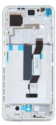 LCD-näyttö Xiaomi Mi 10T/Mi 10T Pro kosketusnäytöllä kehyksellä hopeinen alkuperäinen (service pack)