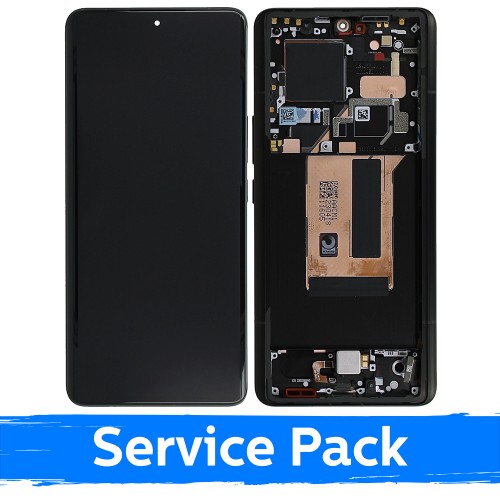 LCD-näyttö yhteensopiva Xiaomi 13 Ultra kehyksellä / musta / (Service Pack)