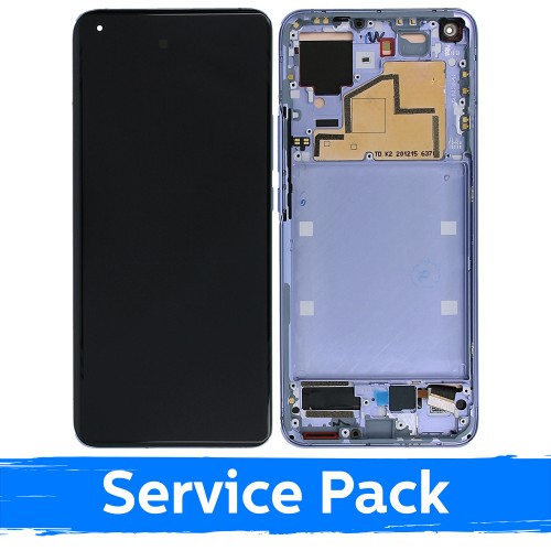 LCD-näyttö yhteensopiva Xiaomi Mi 11 5G kehyksellä / Special Edition / (Service Pack)