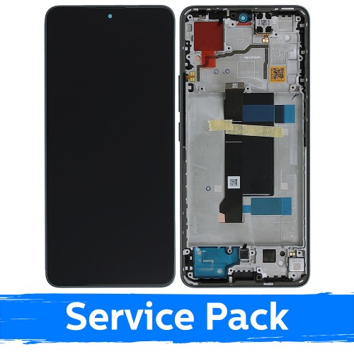 LCD Display Compatible With Xiaomi Redmi Note 13 Pro 5G / Poco X6 5G With Frame / Ocean Teal / (Service Pack)