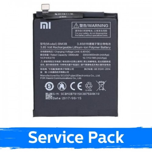 Battery Compatible With Xiaomi Mi Mix 2 / 2S 3400mAh BM3B (Service Pack)