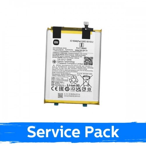 Battery Compatible With Xiaomi Redmi 9A / 9C / 10A / Redmi A1 (A1+) / Redmi A2 / Poco C51 BN56 (Service Pack)