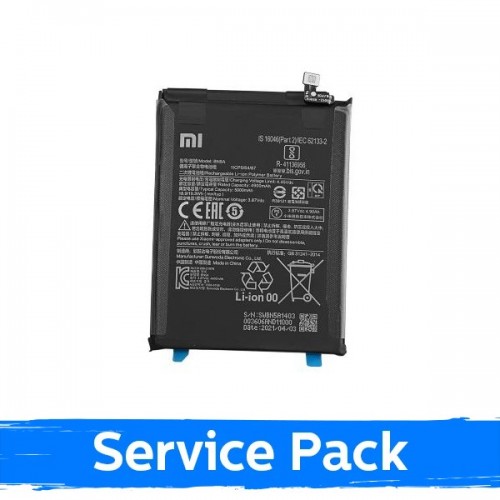 Akku yhteensopiva Xiaomi Redmi Note 10 5G / M3 Pro 5G / Redmi 10 / Redmi 10 2022 BN5A (Service Pack)