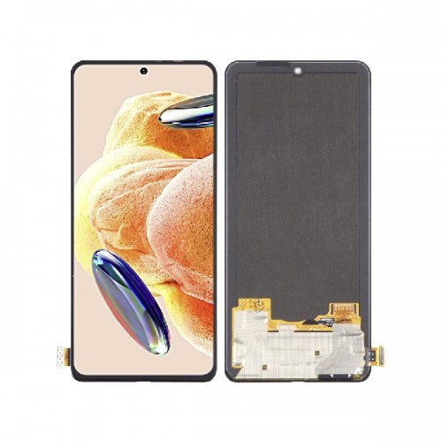 LCD-näyttö yhteensopiva Xiaomi Redmi Note 10 Pro (4G) / Note 12 Pro (4G) musta HQ
