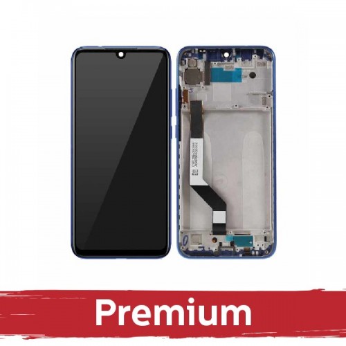 LCD Display Compatible With Xiaomi Redmi Note 9S (Note 9 Pro) with Frame / Blue / OEM