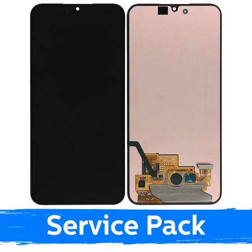 LCD Display Compatible With Samsung A346 A34 5G Black (Service Pack) (NF version)