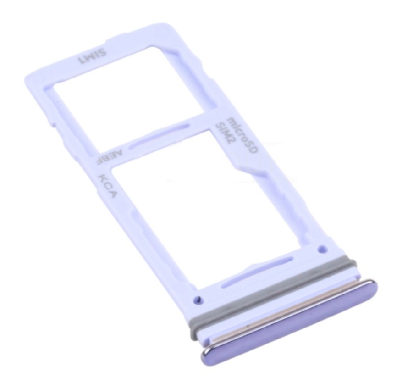 SIM-kortin pidike Samsung A525/A526/A528/A725/A726 A52 4G/A52 5G/A52S 5G/A72 4G/A72 5G violetti alkuperäinen (service pack)