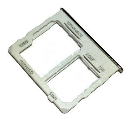 SIM-kortin pidike Samsung A326 A32 5G 2021 valkoinen alkuperäinen (service pack)
