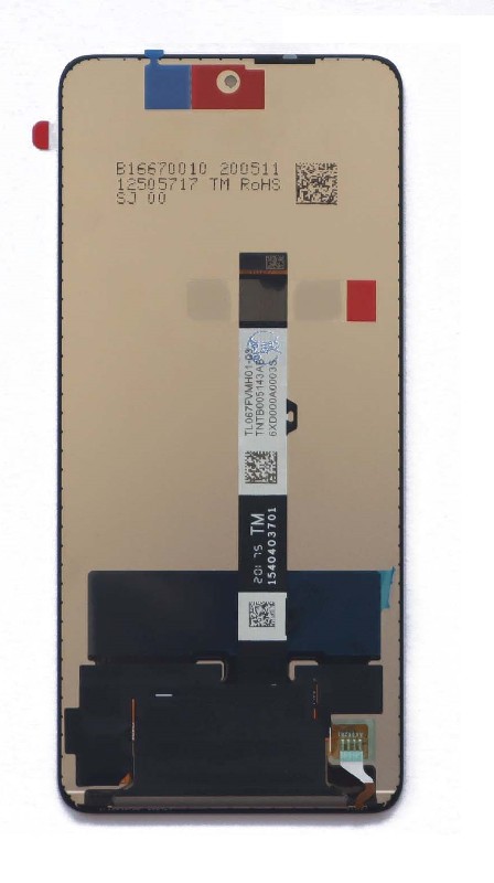 LCD-näyttö Xiaomi Poco X3/X3 NFC/X3 Pro/Mi 10T Lite 5G kosketusnäytöllä musta ORG