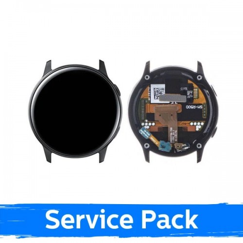 LCD Display Compatible With Samsung Watch Active 40mm With Frame / Black / (Service Pack)