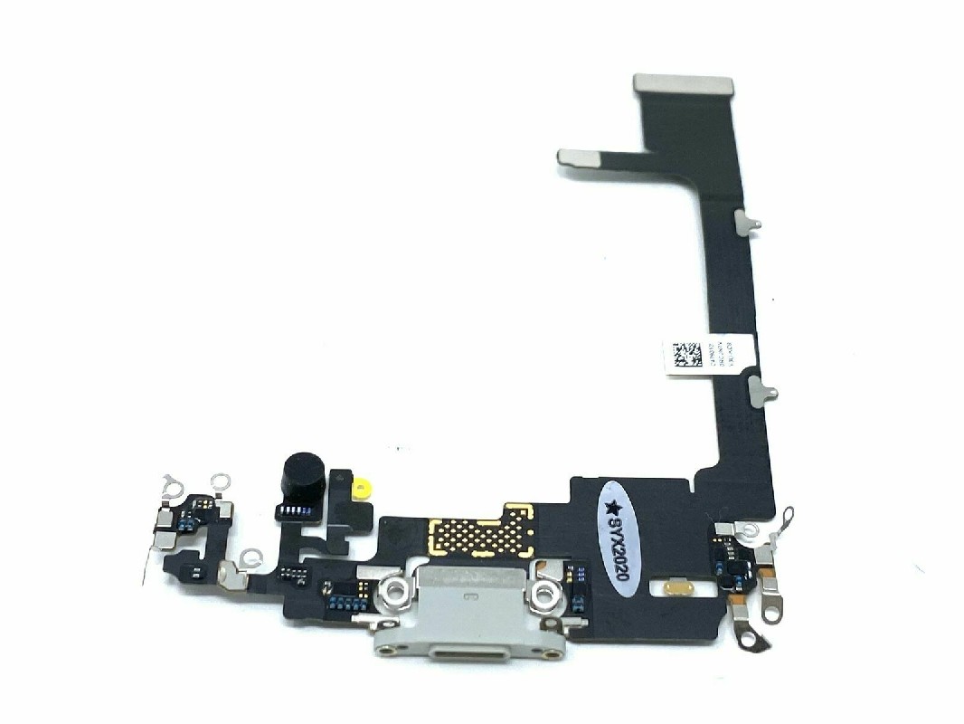 Flex for iPhone 11 Pro for charging connector with microphone Silver (without IC) ORG