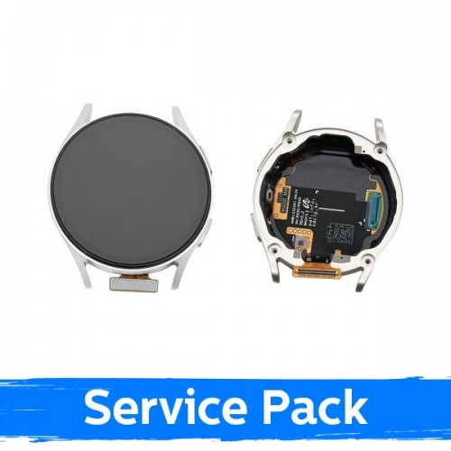 LCD näyttö yhteensopiva Samsung L310 Watch 7 44mm kehyksellä / Cream / (Service Pack)