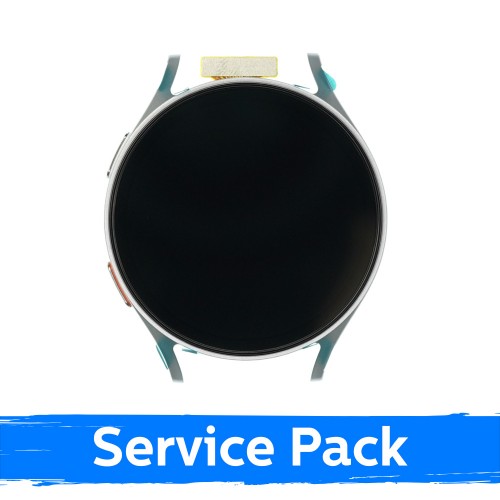 LCD-näyttö Samsung L310 Watch 7 44mm kehyksellä / hopeinen / (Service Pack)