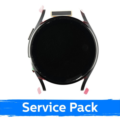 LCD-näyttö Samsung R900 Watch 5 40mm kehyksellä / Graphite / (Service Pack)