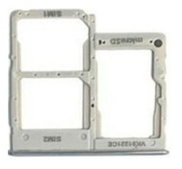 SIM-kortin pidike Samsung A415 A41 2020 Prism Crush White ORG