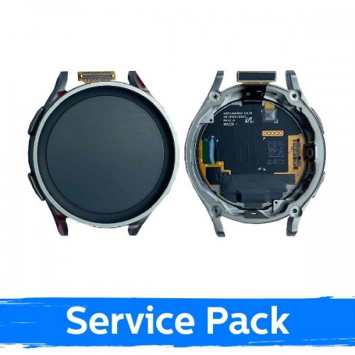LCD Display Compatible With Samsung R920 Watch 5 Pro 45mm With Frame / Gray Titanium / (Service Pack)