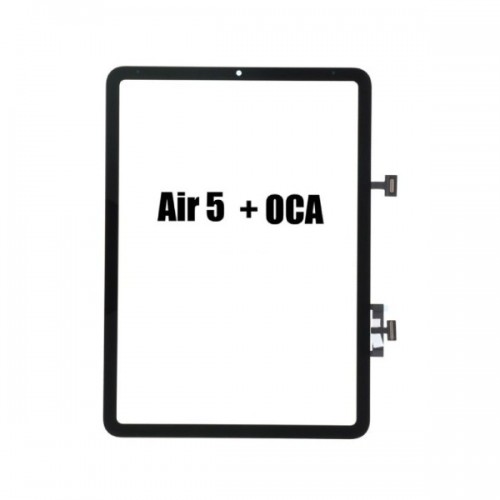 Kosketusnäyttö Pro+ Apple iPad Air 5 (2022) / musta / lasi + OCA XH 250um