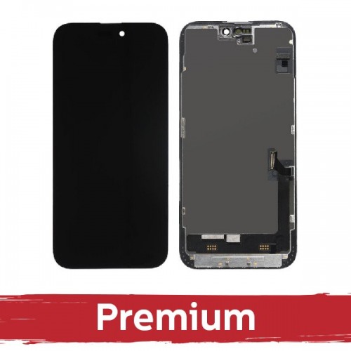 LCD-näyttö iPhone 15 Plus musta (INCELL / Premium) Removable IC