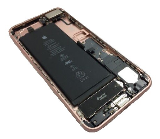 Akun kansi iPhone 7 Plus Rose Gold täysi flex-kaapelilla alkuperäinen (käytetty Grade B)