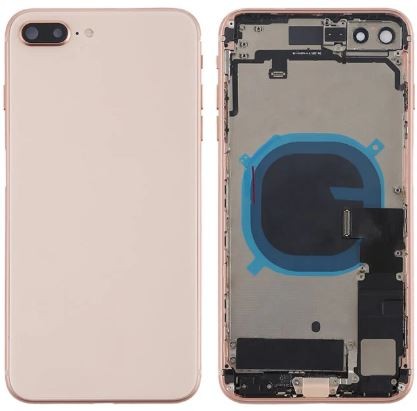 Akun kansi iPhone 8 Plus kultainen täysi flex-kaapelilla alkuperäinen (käytetty Grade B)