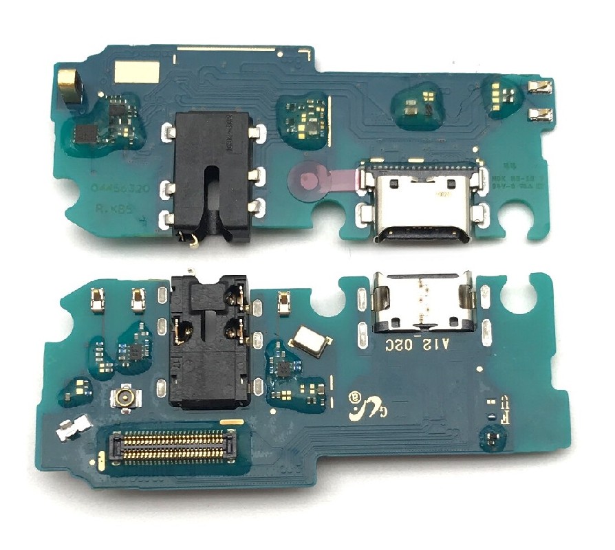 Flex Samsung A125 A12 2020/M127 M12 2021 liitin, mikrofoni, kuulokeliitäntä alkuperäinen (service pack)