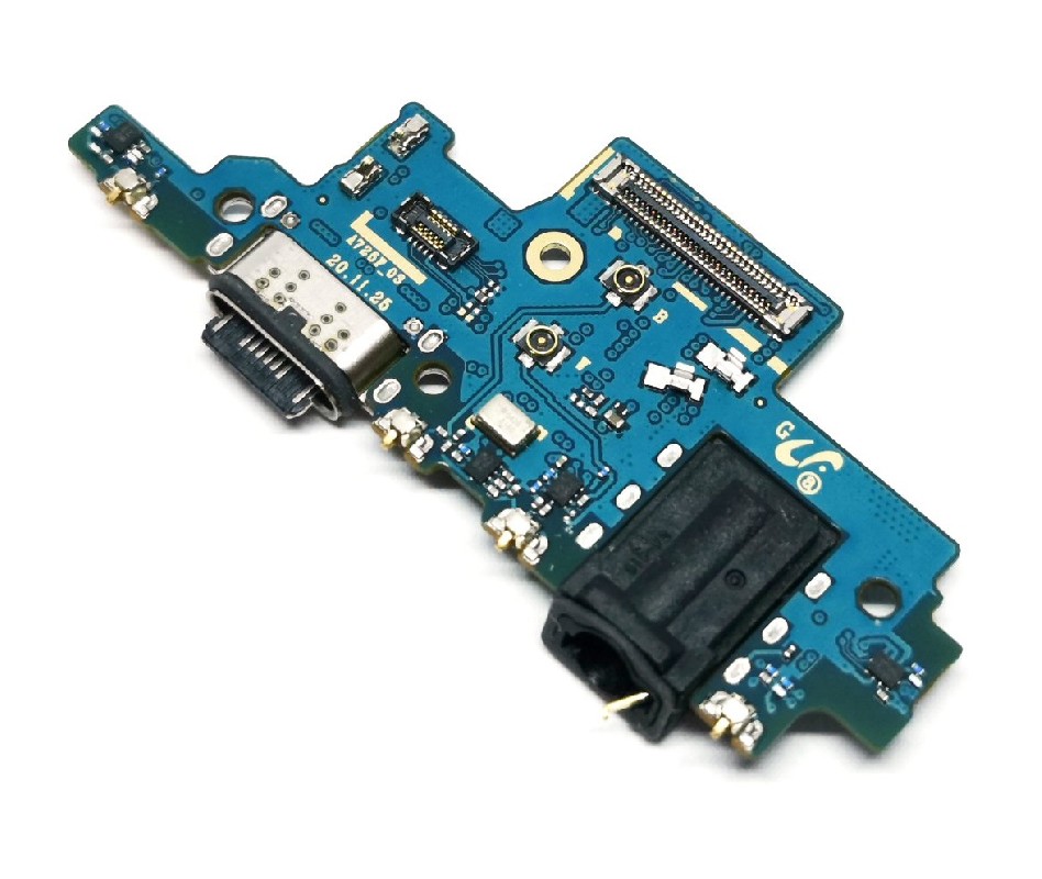 Flex Samsung A725/A726 A72 4G/A72 5G liittimelle, mikrofonille, kuulokepistokkeelle alkuperäinen (service pack)