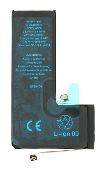 Alkuperäinen akku iPhone 11 Pro 3046mAh tarralla