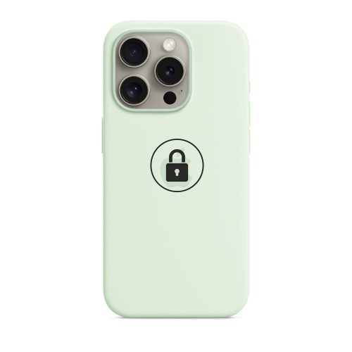 Phone Case "Silicone Case v2" for iPhone 15 Pro / Soft Mint / in package