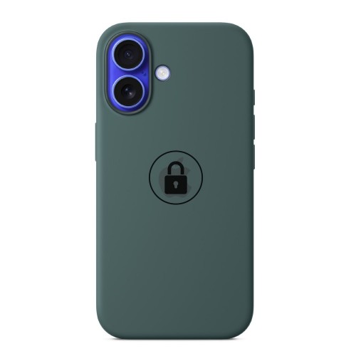 Phone Case "Silicone Case v2" for iPhone 16 / Lake Green / in package