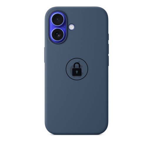 Phone Case "Silicone Case v2" for iPhone 16 Plus / Denim / in package