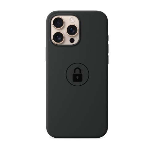 Phone Case "Silicone Case v2" for iPhone 16 Pro / Black / in package
