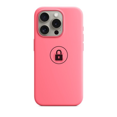 Silicone Case v2 -suojakuori iPhone 15 Pro Max:lle, pinkki