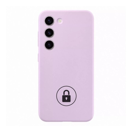 Phone Case "Silicone Cover" for Samsung S928 S24 Ultra / Lavender / in package