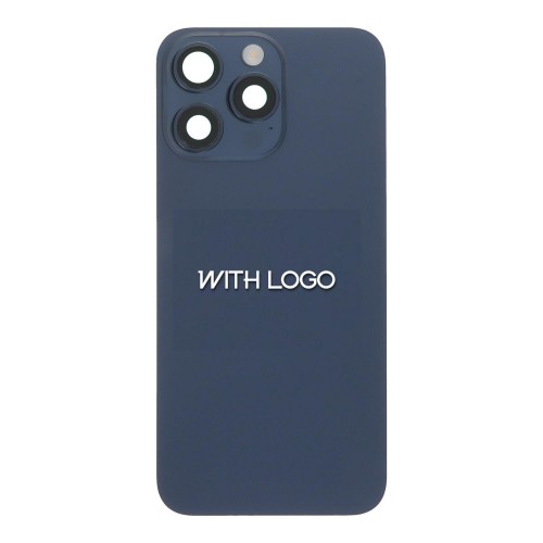 Takakansi yhteensopiva iPhone 15 Pro Max / Blue Titanium / (ilman NFC flexiä) / OEM