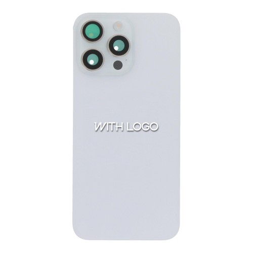 Takakansi yhteensopiva iPhone 15 Pro Max / White Titanium / (ilman NFC flexiä) / OEM