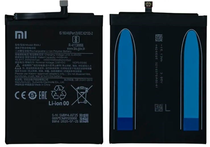 Akku alkuperäinen Xiaomi Redmi Note 8 Pro 4500mAh BM4J