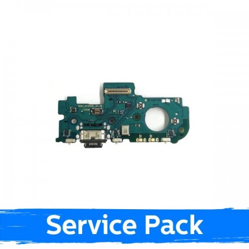 Latausportti yhteensopiva Samsung A356 A35 flexillä / Plata (Service Pack)