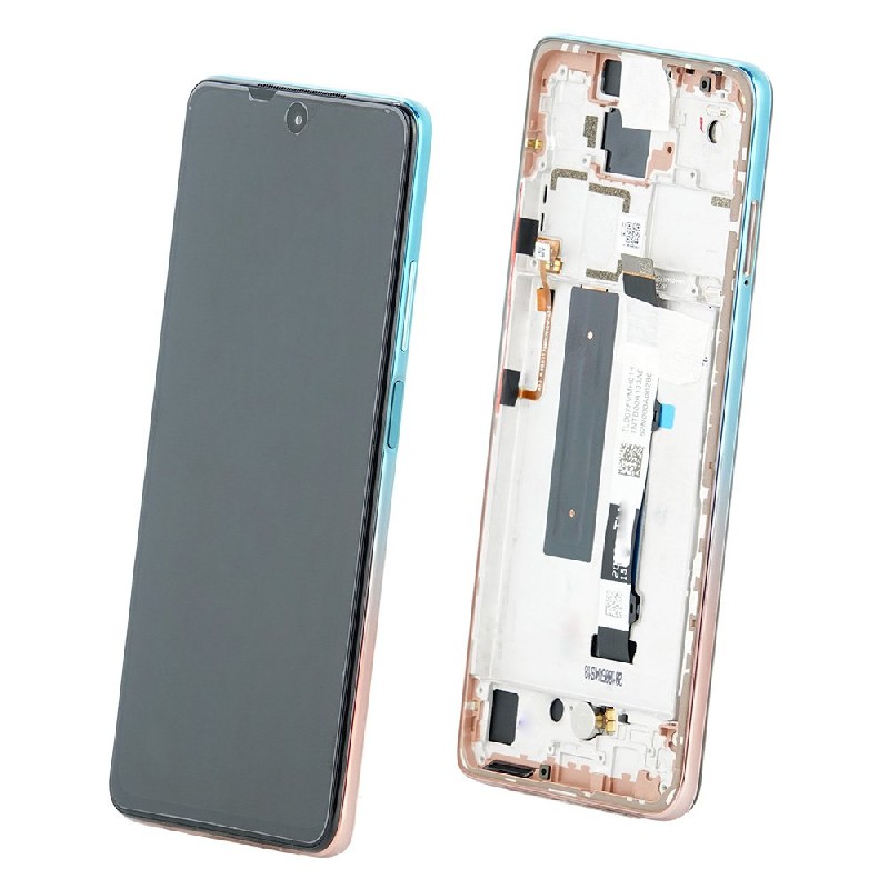 LCD-näyttö Xiaomi Mi 10T Lite 5G kosketusnäytöllä kehyksellä Rose Gold Beach alkuperäinen (service pack)