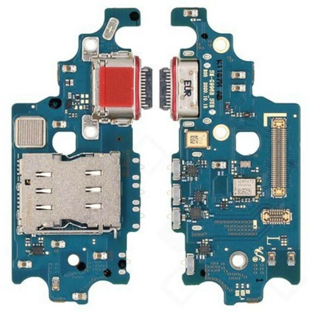 Flex Samsung G996 S21 Plus liittimelle, mikrofonille ja SIM-lukijalle alkuperäinen (huoltopakkaus)