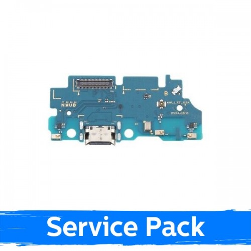 Charging Port Compatible With Samsung A165 A16 4G with Flex / Plata (Service Pack)