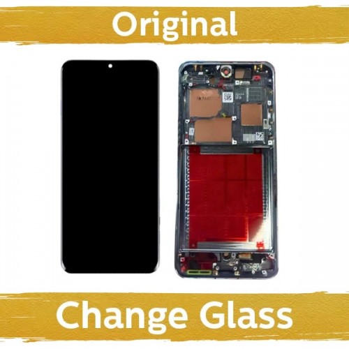 LCD-näyttö yhteensopiva Huawei P60 Pro kehyksellä / musta / (Uusittu: Kiina)