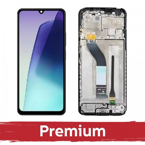 LCD näyttö yhteensopiva Xiaomi Redmi 14C 4G / Poco C75 musta kehyksellä OEM