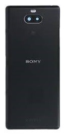 Takakansi Sony Xperia 10 musta alkuperäinen (käytetty Grade C)