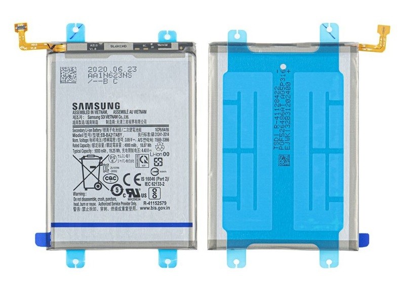 Alkuperäinen akku Samsung A047/A125 A12/A127 A12S/A217 A21s/M127 M12/A135 A13/A137 A13 4900mAh EB-BA217ABY (huoltopakkaus)