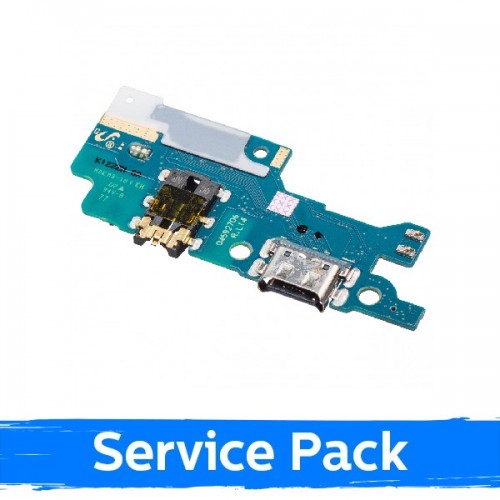 Latauspistoke yhteensopiva Samsung M215 M21 / M307 M30S / M315 M31 joustojohdolla / Plata (Service Pack)