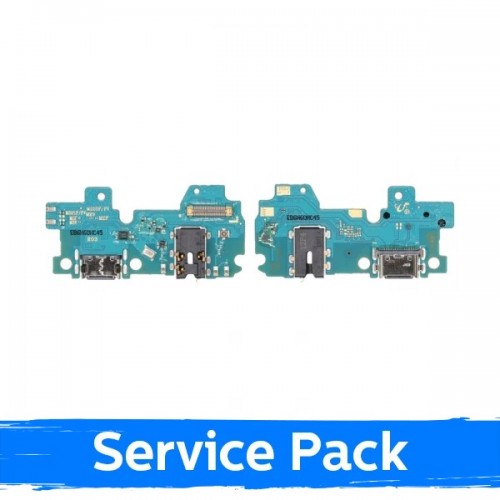 Charging Port Compatible With Samsung M325 M32 / M225 M22 with Flex / Plata (Service Pack)